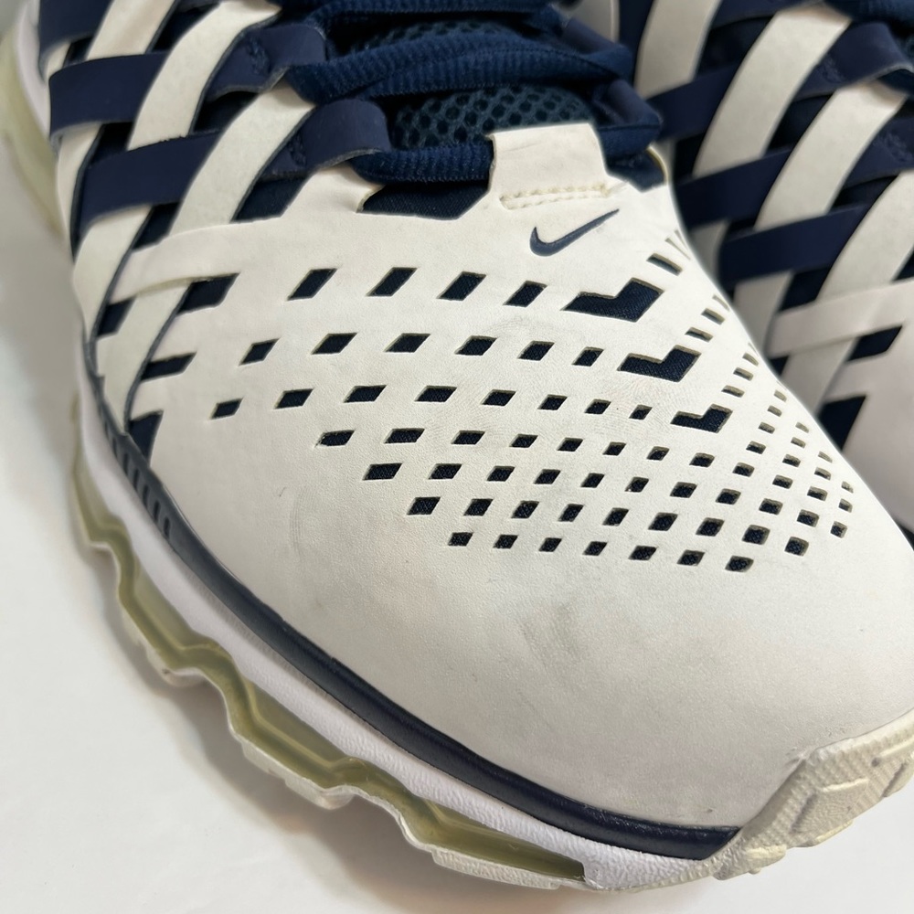 NIKE TR MAX 360 RUNNING SHOES WHITE Blue 599286 401 SZ 12.5 - Picture 3 of 14